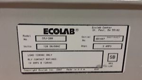 ECOLAB CMJ-200 NEW NO BOX