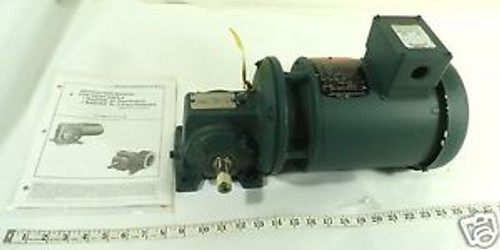 right Angle Gear motor Totally Enclosed 7.5:1 Ratio, 1/3 HP Master XL 079165-02J