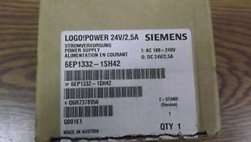 SIEMENS 6EP1332-1SH42 POWER SUPPLY 24V/2,5A NEW IN BOX
