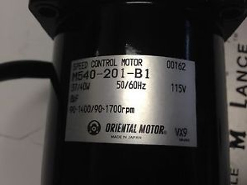 NEW OM M540-201-B1 SPEED CONTROL  ORIENTAL MOTOR GROUND9