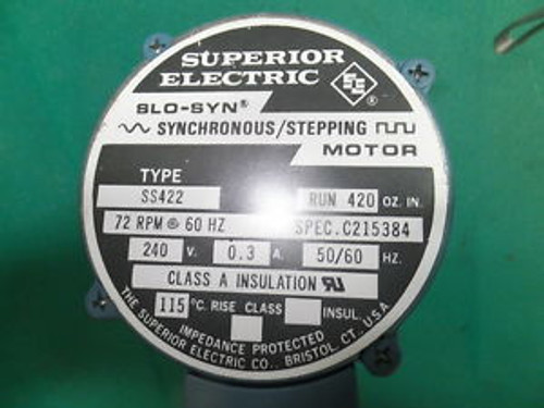 Slo Syn Stepper motor SS422 NOS