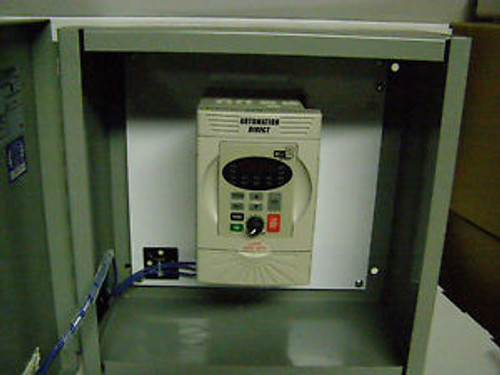 GS2-40P0  Automation Direct  variable frequency drive W/ WIEGMANN ENCLOSURE