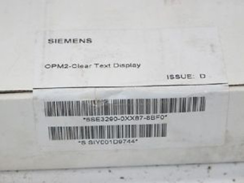 SIEMENS 6SE32900XX878BF0, OPM2 OPERATOR PANELS NEW IN BOX FACTORY SEALED