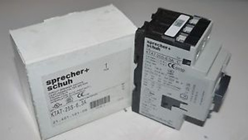 NEW SPRECHER + SCHUH CIRCUIT BREAKER MOTOR KTA7-25S-6.3A SERIES C