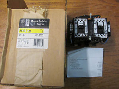 NEW NOS GE CR71VBL3AZA Magnetic Contactor Reverser 3-3 Poles 7.5HP @ 480V