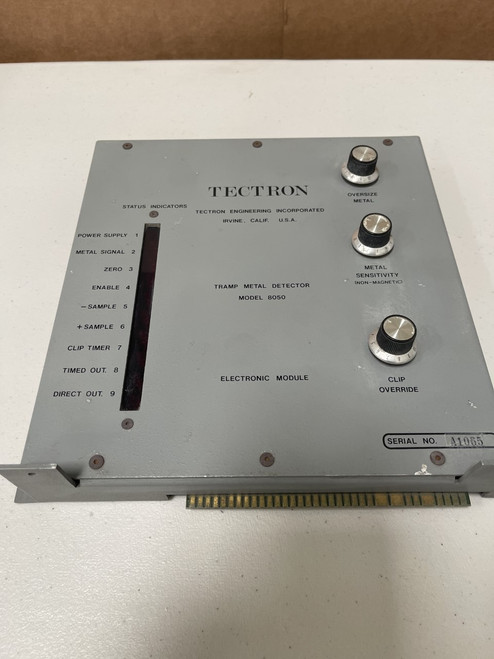 Tectron Model 8050 Tramp Metal Detector Electronic Module
