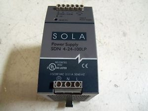 SOLA SDN 4-24-100LP POWER SUPPLY NEW IN BOX