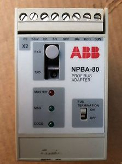 ABB DRIVES PROFIBUS ADAPTER MODULE  NPBA-80