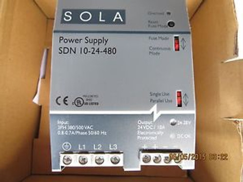 Sola/Hevi Duty Power Supply Model SDN 10-12-480