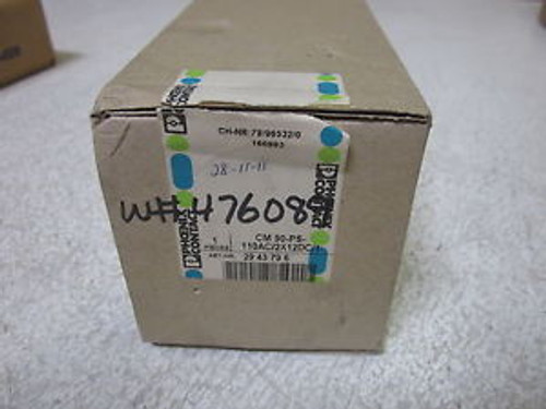 PHOENIX CONTACT CM 90-PS-110AC/2X12DC/1 DIN RAIL POWER SUPPLY NEW IN A BOX