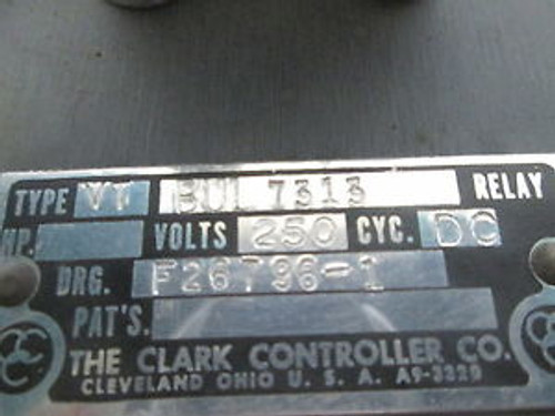 CLARK VT BUL7313 RELAY NEW OUT OF BOX