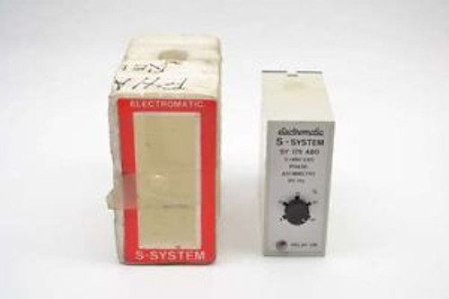 ELECTROMATIC SY 175 480 S-SYSTEM 3 PH ASYMMETRY TIME DELAY 480V-AC RELAY B469774