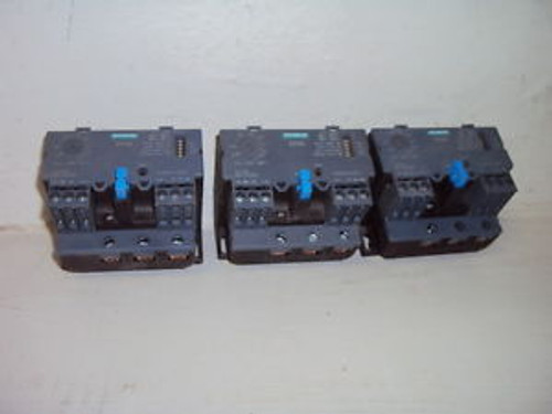 3 Siemens ESP200 3UB8113-4AB2 Overload Relay .25-1.0 Amp