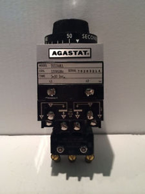 AGASTAT Time Delay Relay 7012ADLL  120 V  60 HZ  5-50 Sec NEW