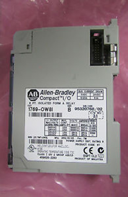 ALLEN BRADLEY 8 PT. ISOLATED FORM A RELAY 1769 OW8I