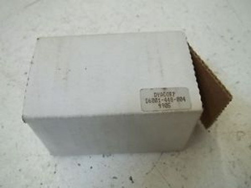 DYNACORP D6001-448-004 RELAY 115VAC NEW IN A BOX