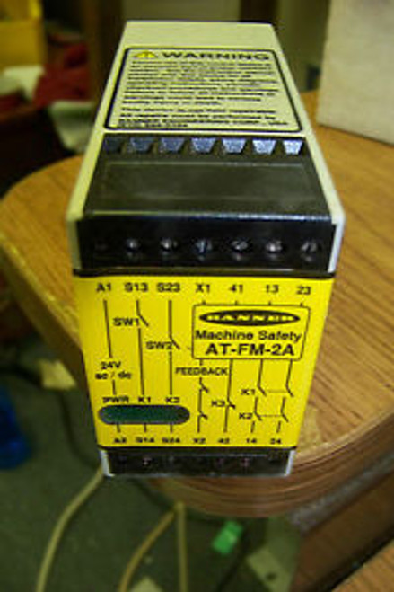 new banner at-fm-2a relay safety 4a 115/230 ac