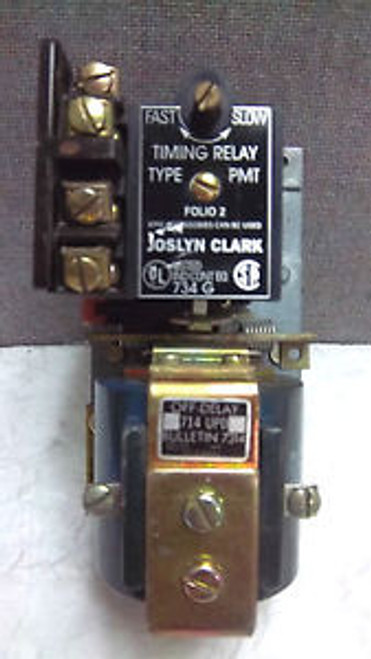 JOSLYN CLARK TIMING RELAY 714-UPD NEW SURPLUS 714UPD