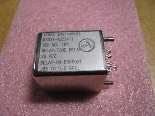 TEMPO INSTRUMENT RELAY # 92224-1 NSN: 5945-00-925-4764