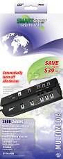 Coleman Cable Smart Strip 10 Outlet Surge Protector With Phone, Coaxial Cable An