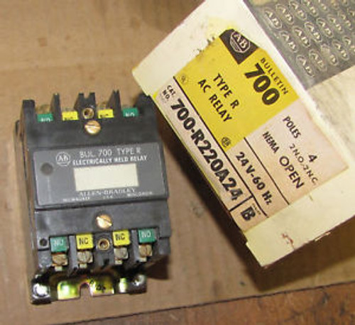 Allen Bradley 700R220A24 Relay 700-R220A24 Ser B 24V 4P