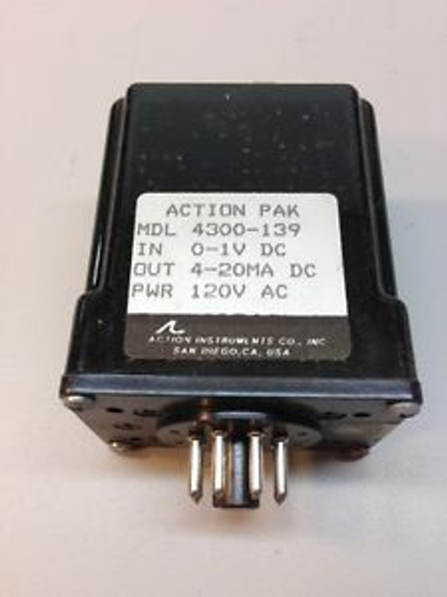 Action Pak Isolating Transmitter Model 4300-139, 120 V