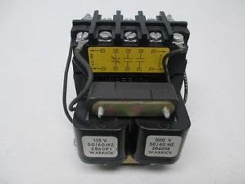 NEW WARRICK 1G1E0 LEVEL CONTROL RELAY 115V-AC 500V-AC D305589