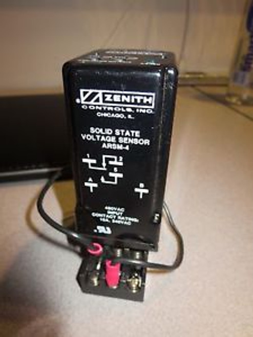 ZENITH K-1188 Solid State Voltage Relay ARSM-4 w/ Socket