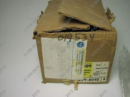 ALLEN BRADLEY 809-A04E INSTANTANEOUS TRIP CURRENT RELAY 6 AMP New