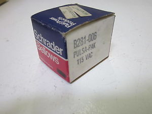 SCHRADER BELLOWS B281-006 PULSA-PAK 115V NEW IN A BOX