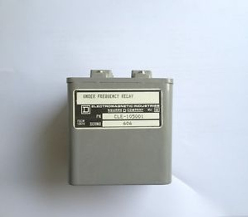 UNDER FREQ RELAY  CLE-105001 Square D Co. Alt. 70-1120 NHA MEP113A