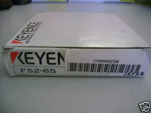 NEW KEYENCE FS2-65 FIBER OPTIC AMPLIFIER