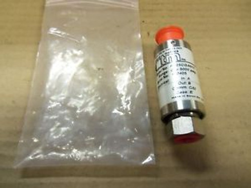 New TM Trans Metic P125CGA017 Pressure Transducer Range 0 to 5000 PSIG 12-28v DC