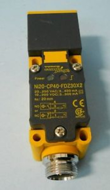 TURCK NI20-CP40-FDZ30X2 PROXIMITY SENSOR, NNB