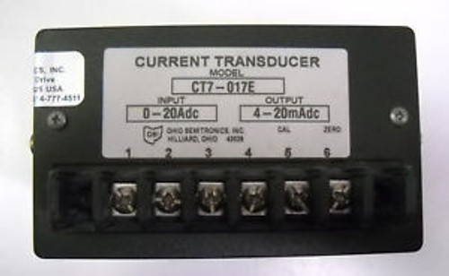 Unused Ohio Semitronics Current Transducer CT7-017E