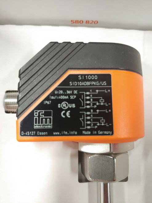 In Box Ifm Effector 300 Flow Monitor Sensor Si1000 Sid10Adbfpkg/Us