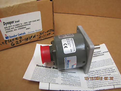 NEW DYNAPAR HA52502400240 3/8 SHAFT FLANGE MT ENCODER 5-26V 10P END MOUNT