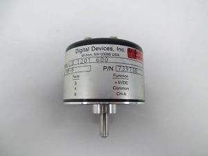 NEW DIGITAL DEVICES S 1201 600 1/4IN SHAFT ENCODER 5V-DC D333980