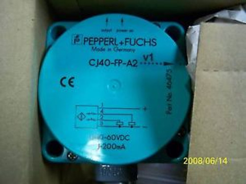 PEPPERL & FUCHS CJ40-FP-A2-P4-V1 CAPACITIVE SENSOR