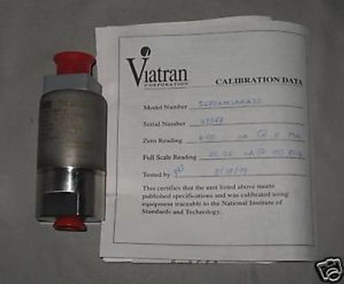 Viatran 3475AM2AAA20 Pressure Transducer 0-100 psig  347 new
