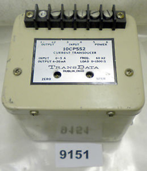 9151 Transdata Current Transducer 10CP552