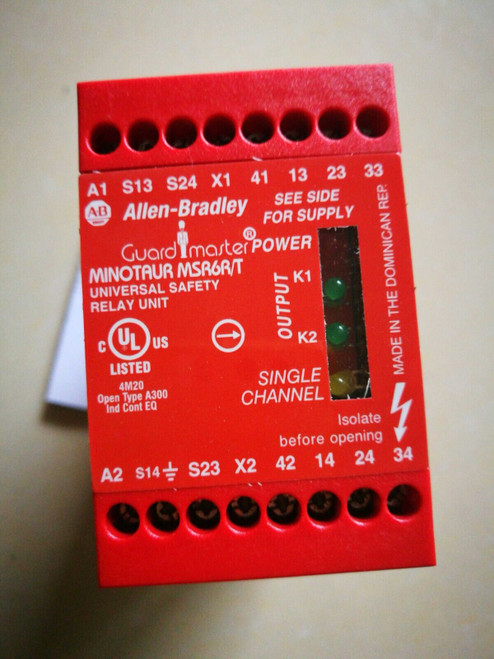 Allen Bradley Guardmaster Msr6R/T Universal Safety Relay Minotaur