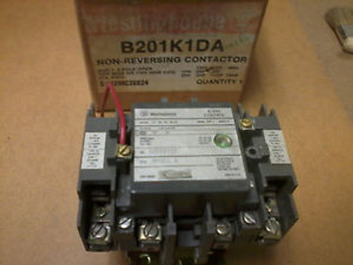 B201K1DA Westinghouse Contactor 4 Pole Size 1 120V Coil New