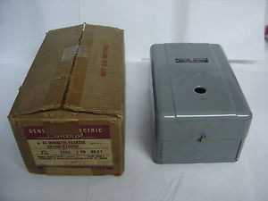 GENERAL ELECTRIC CR7006-C100B2 MAGNETIC STARTER 110VAC 1PH 2HP TYPE 1 ENCL. New