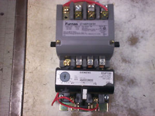 Furnas - Size 1 - Starter  /   Siemens ESP100 Overload 9 - 18 Amp