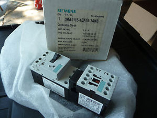 Siemens Combination Starter # 3RA1115-1EA15-1AK6  New