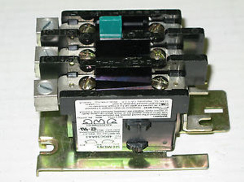 New Siemens 48GC38AA3 Sz 2 / 3 Pole / Starter Mounting / Bimetallic Overload