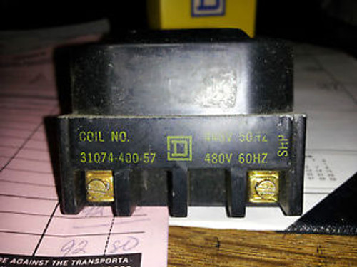 SQUARE D 31074-400-57 NEW NOT IN ORIGINAL BOX 480 VOLT COIL FOR NEMA SIZE 3 #B31