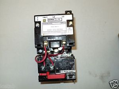 SQUARE D  8536SBO2V08H20 MOTOR STARTER ,SOLID STATE , NEMA Sz0, 208V