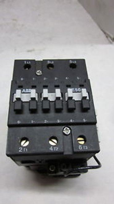 ABB BE50 contactor w/CDL7-01 and extra CAL7-11